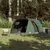 Produktbild 3 för Campingtält 4 personer grön 420x260x153 cm 185T taft