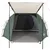 Produktbild 7 för Campingtält 4 personer grön 420x260x153 cm 185T taft