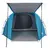 Produktbild 7 för Campingtält 4 personer blå 420x260x153 cm 185T taft
