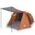 Produktbild 2 för Campingtält 4 Personer grå & orange 420x260x153 cm 185T taft