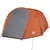 Produktbild 5 för Campingtält 4 Personer grå & orange 420x260x153 cm 185T taft