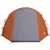 Produktbild 6 för Campingtält 4 Personer grå & orange 420x260x153 cm 185T taft