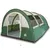 Produktbild 2 för Campingtält 4 personer grön 483x340x193 cm 185T taft