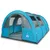 Produktbild 2 för Campingtält 4 personer blå 483x340x193 cm 185T taft