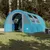 Produktbild 3 för Campingtält 4 personer blå 483x340x193 cm 185T taft