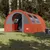 Produktbild 3 för Campingtält 4 Personer grå & orange 483x340x193 cm 185T taft
