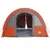 Produktbild 7 för Campingtält 4 Personer grå & orange 483x340x193 cm 185T taft