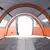 Produktbild 10 för Campingtält 4 Personer grå & orange 483x340x193 cm 185T taft