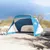 Produktbild 3 för Strandtält azurblå 274x178x170/148 cm 185T taft