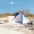 Produktbild 3 för Strandtält azurblå 268x223x125 cm 185T taft