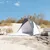 Produktbild 3 för Strandtält grå 268x223x125 cm 185T taft