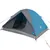 Produktbild 4 för Campingtält 3 personer blå 240x217x120 cm 190T taft