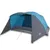 Produktbild 2 för Campingtält 4 personer blå 350x280x155 cm 190T taft
