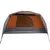 Produktbild 7 för Campingtält 4 Personer grå & orange 350x280x155 cm 190T taft