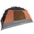Produktbild 8 för Campingtält 4 Personer grå & orange 350x280x155 cm 190T taft