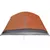 Produktbild 10 för Campingtält 4 Personer grå & orange 350x280x155 cm 190T taft