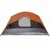 Produktbild 11 för Campingtält 4 Personer grå & orange 350x280x155 cm 190T taft