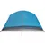 Produktbild 10 för Campingtält 6 personer blå 412x370x190 cm 190T taft