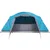 Produktbild 5 för Campingtält 8 personer blå 360x430x195 cm 190T taft