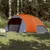 Produktbild 3 för Campingtält 8 Personer grå & orange 360x430x195 cm 190T taft