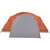 Produktbild 7 för Campingtält 8 Personer grå & orange 360x430x195 cm 190T taft