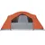 Produktbild 9 för Campingtält 8 Personer grå & orange 360x430x195 cm 190T taft