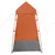 Produktbild 6 för Duschtält grå och orange 121x121x225 cm 190T taft