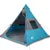 Produktbild 2 för Campingtält 7 personer blå 350x350x280 cm 185T taft