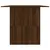 Produktbild 5 för Matbord brun ek 180x90x76 cm konstruerat trä