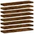 Produktbild 2 för Vägghyllor 8 st rökfärgad ek 40x10x1,5 cm konstruerat trä