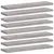 Produktbild 2 för Vägghyllor 8 st grå sonoma 40x10x1,5 cm konstruerat trä