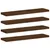 Produktbild 2 för Vägghyllor 4 st brun ek 40x10x1,5 cm konstruerat trä