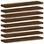 Produktbild 2 för Vägghyllor 8 st brun ek 40x10x1,5 cm konstruerat trä