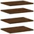 Produktbild 2 för Vägghyllor 4 st brun ek 40x30x1,5 cm konstruerat trä