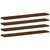 Produktbild 2 för Vägghyllor 4 st brun ek 60x10x1,5 cm konstruerat trä