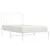 Produktbild 3 för Sängram med huvudgavel metall vit 107x203 cm