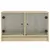 Produktbild 6 för Tv-bänk med glasdörrar sonoma-ek 68x37x42 cm