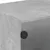 Produktbild 9 för Tv-bänk med glasdörrar betonggrå 68x37x42 cm