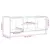 Produktbild 11 för Tv-bänk med glasdörrar sonoma-ek 102x37x42 cm
