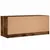 Produktbild 8 för Tv-bänk med glasdörrar rökfärgad ek 102x37x42 cm