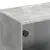 Produktbild 9 för Tv-bänk med glasdörrar betonggrå 102x37x42 cm
