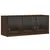 Produktbild 2 för Tv-bänk med glasdörrar brun ek 102x37x42 cm