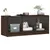 Produktbild 4 för Tv-bänk med glasdörrar brun ek 102x37x42 cm