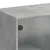 Produktbild 9 för Sidoskåp med glasdörrar betonggrå 68x37x75,5 cm