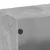 Produktbild 9 för Sidoskåp med glasdörrar betonggrå 68x37x68,5 cm