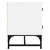 Produktbild 6 för Tv-bänk med glasdörrar vit 102x37x50 cm