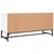 Produktbild 7 för Tv-bänk med glasdörrar vit 102x37x50 cm