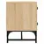 Produktbild 6 för Tv-bänk med glasdörrar sonoma-ek 102x37x50 cm