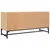 Produktbild 7 för Tv-bänk med glasdörrar sonoma-ek 102x37x50 cm