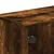 Produktbild 8 för Tv-bänk med glasdörrar rökfärgad ek 102x37x50 cm